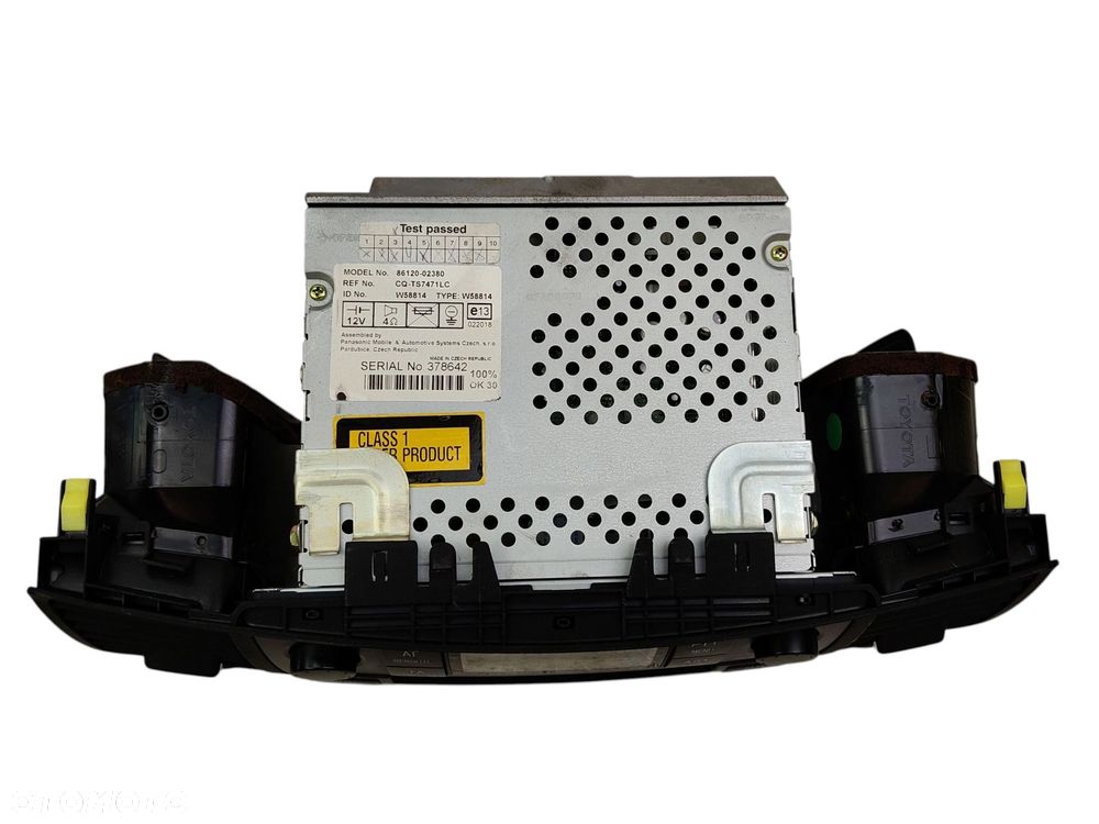 RADIO TOYOTA COROLLA E12 LIFT (2004-2007) 1.6 VVT-I 110KM 86120-02380 - 2