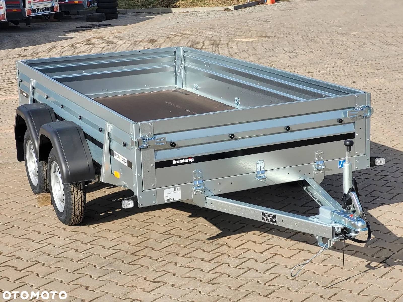 Brenderup Dostawa przyczepa 2-osiowa 304x153x40cm DMC750kg WYSOKA WZMOCNIONA BURTA - 20