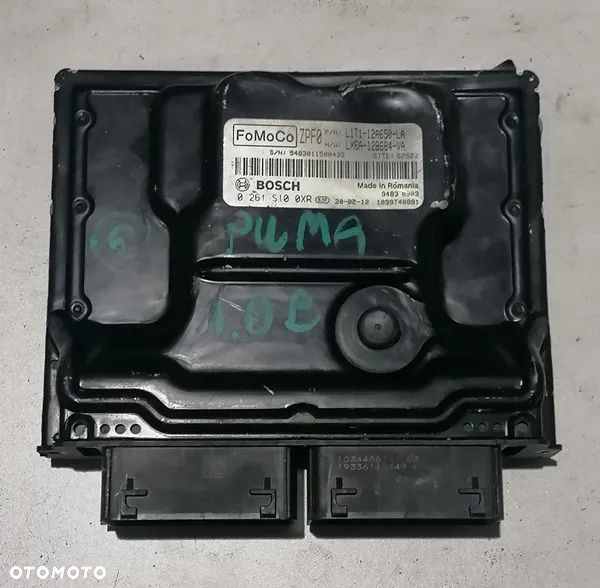 FORD PUMA MK2 - STEROWNIK KOMPUTER SILNIKA L1T1-12A650-LA, 0261S100XR - 1