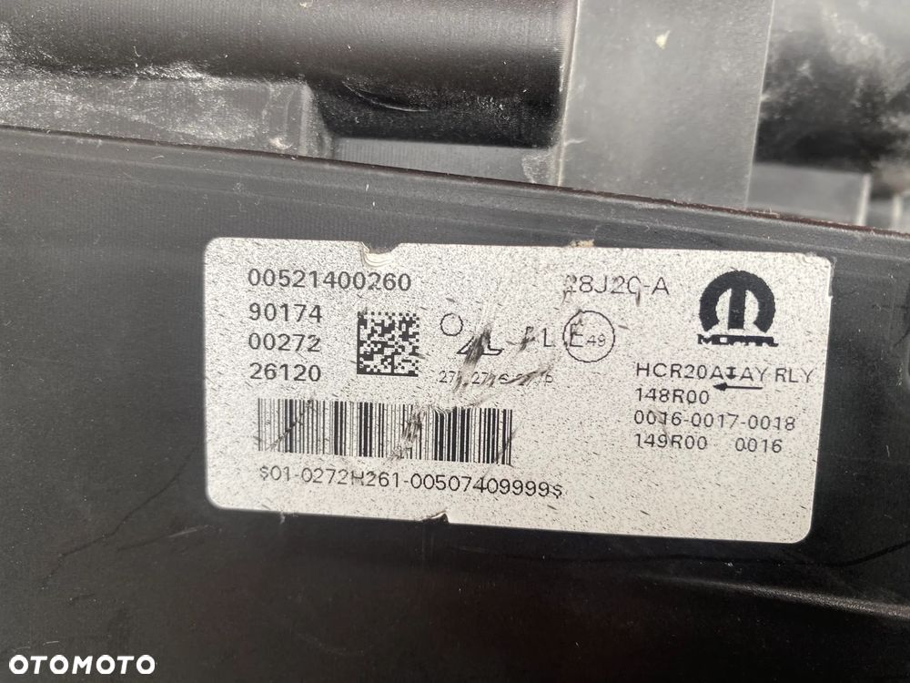 lampa fiat 500E full led prawa eu - 7