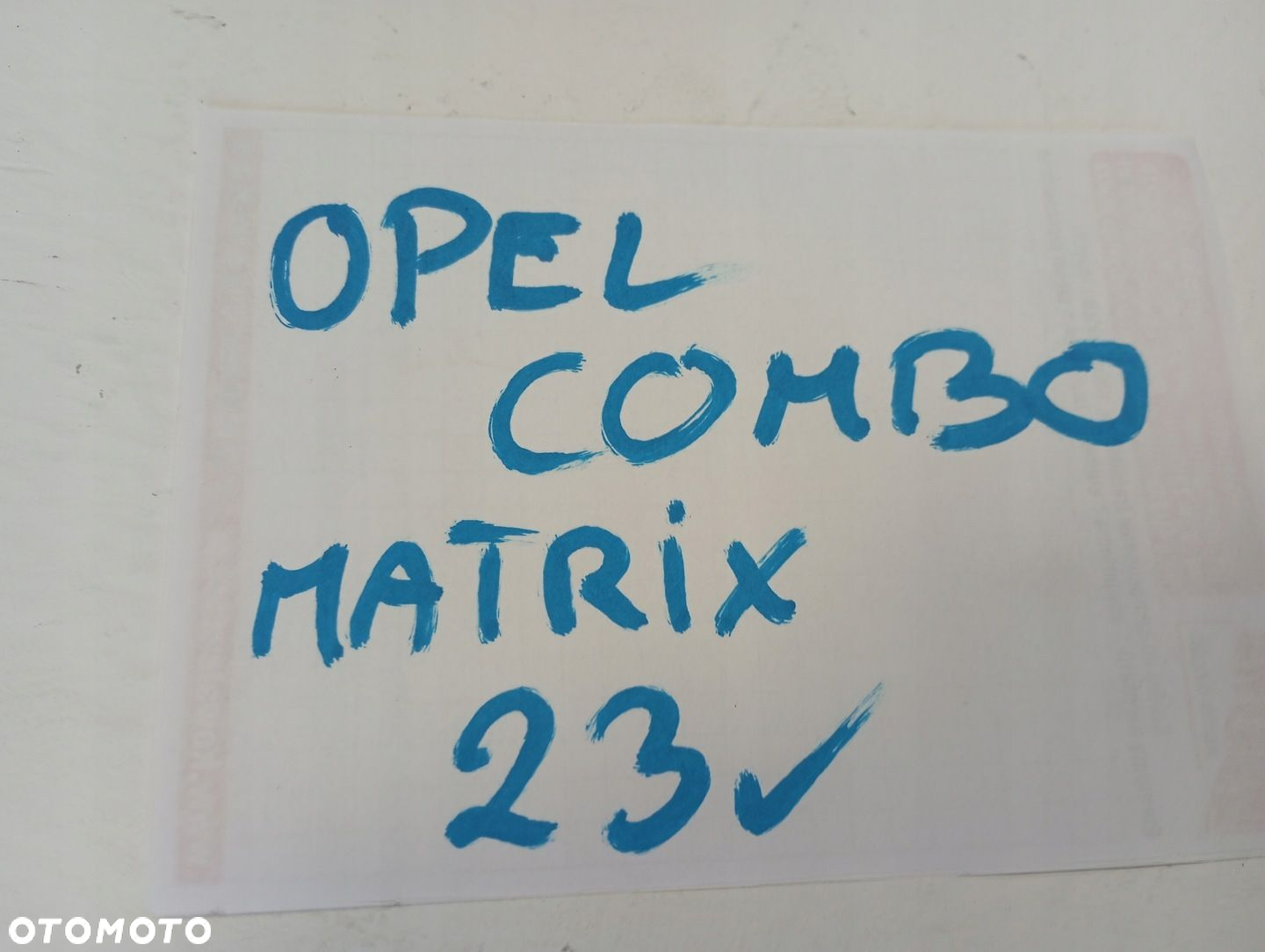 LAMPA LAMPY MATRIX LUX OPEL COMBO 24R 9852795980 9852840480 - 4