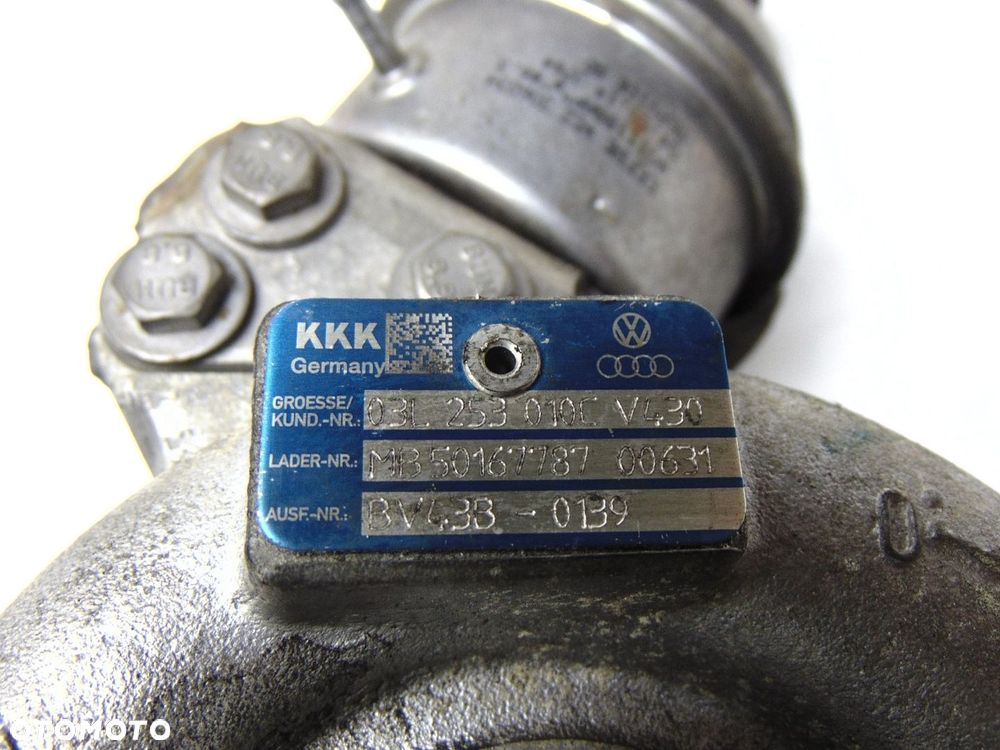 TURBOSPRĘŻARKA TURBO 03L253010C 2.0 TDI VW SCIROCCO GOLF VI A3 8P - 5