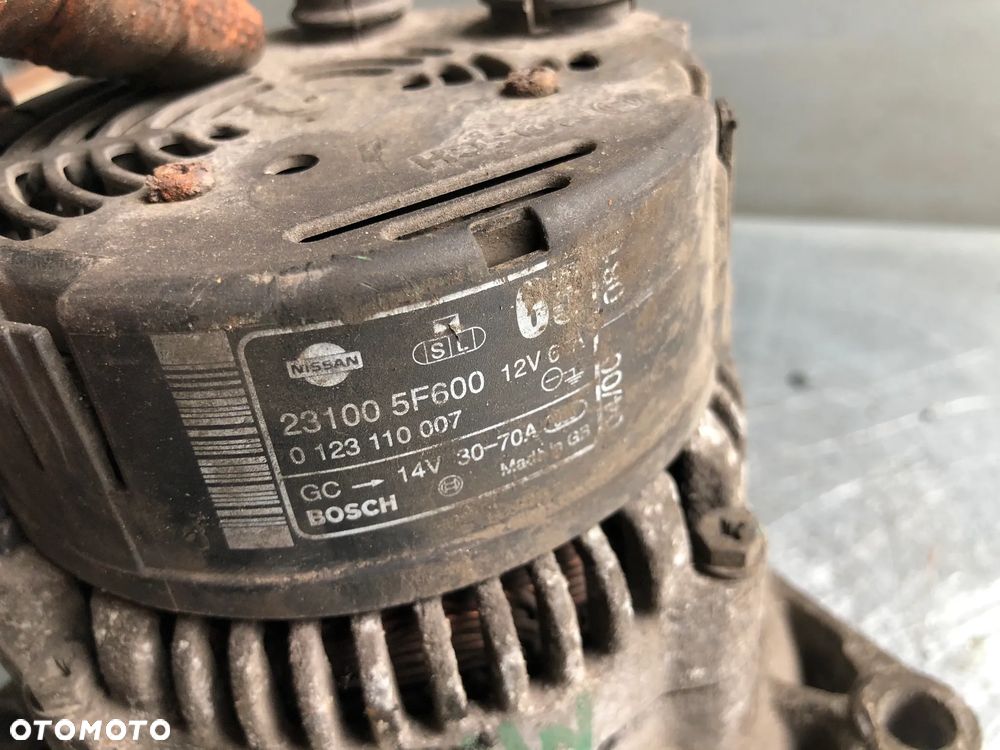 P-2827 . Alternator 70A 23100-5f600 6PK Nissan Micra K11 1.6 Benz 0123110007 - Gwarancja Wysyłka - 5