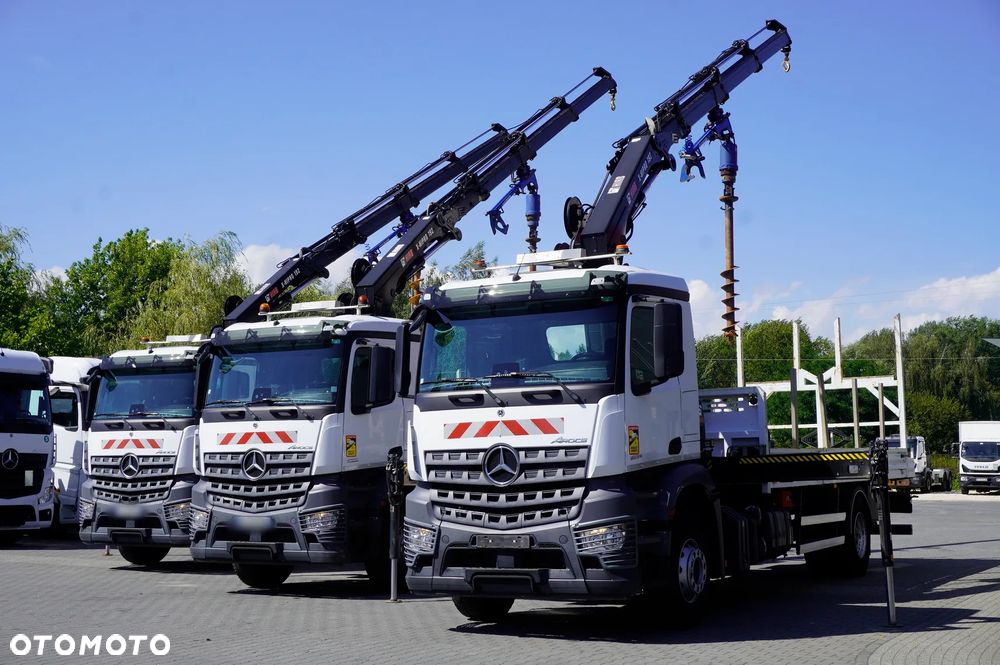 Mercedes-Benz Arocs 1833 4×2 / 50 tys. km! / HDS HIAB X-HIPRO 192 ES-3 / Pilot / Wiertło / 3 szt._260553 - 25