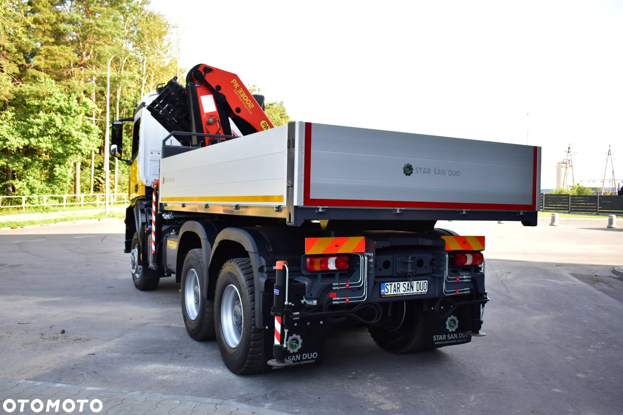 Mercedes-Benz ACTROS 3345 6x6 Palfinger PK 33002 HDS Żuraw Euro 6 Crane Kran - 9