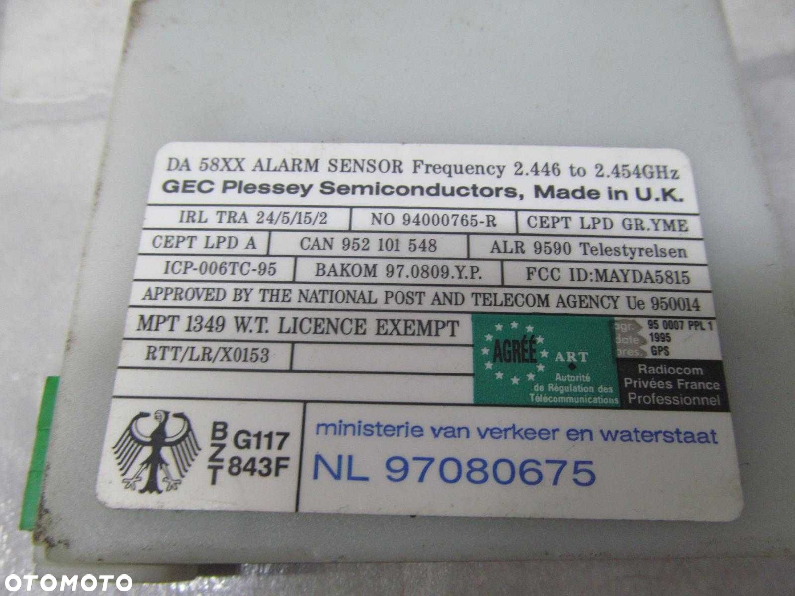 VOLVO S60 V70 00-07 MODUL SENSOR ALARMU 8622636 - 4
