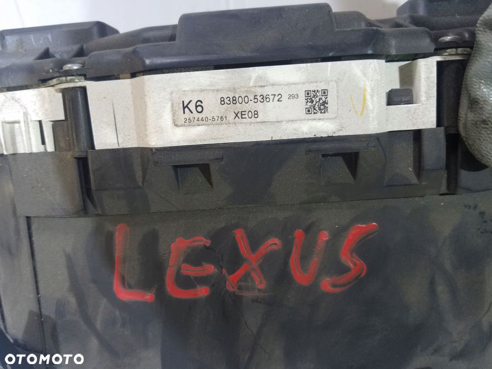 licznik zegary lexus is220 83800-53672 - 3