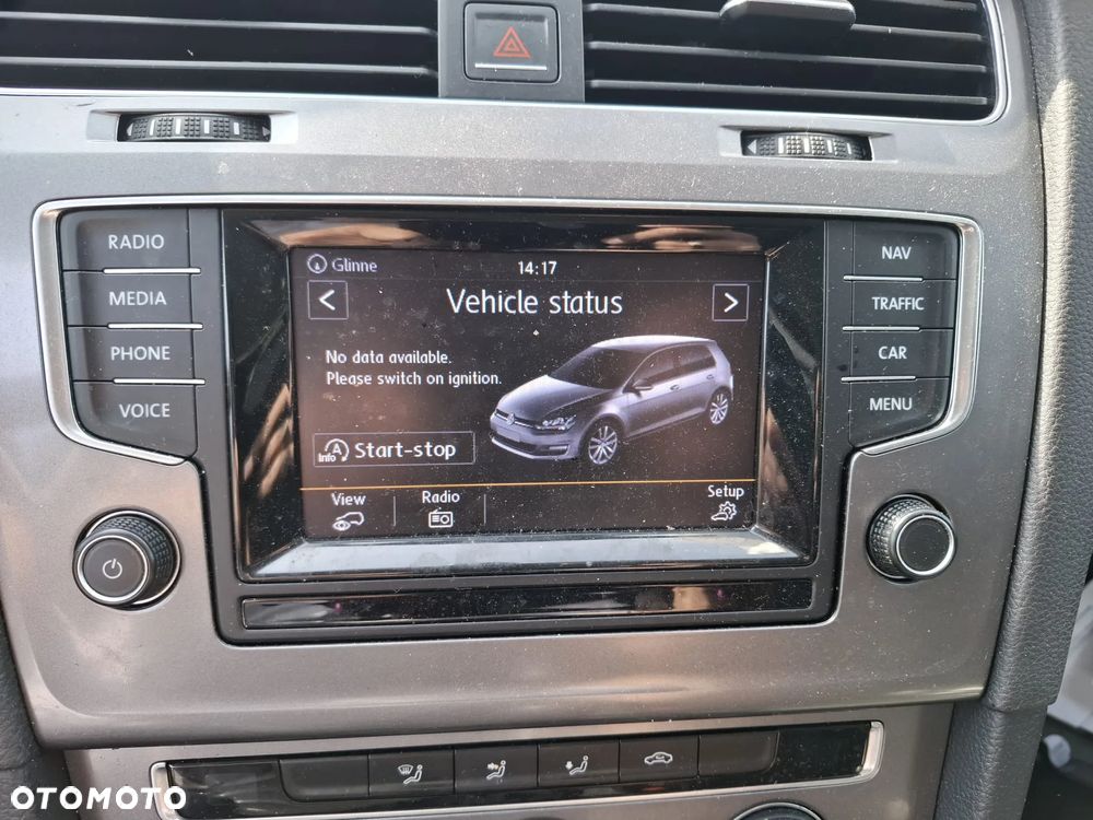 Ekran Wyświetlacz Nawigacji Radio Radia VW 5G0919605D - 1