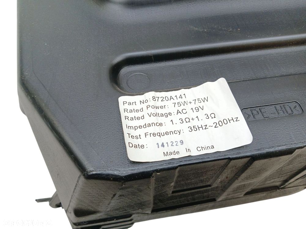 GŁOŚNIK SUBWOOFER MITSUBISHI OUTLANDER III (2012-2015) 2.2 DI-D 150KM 8720A141 - 4