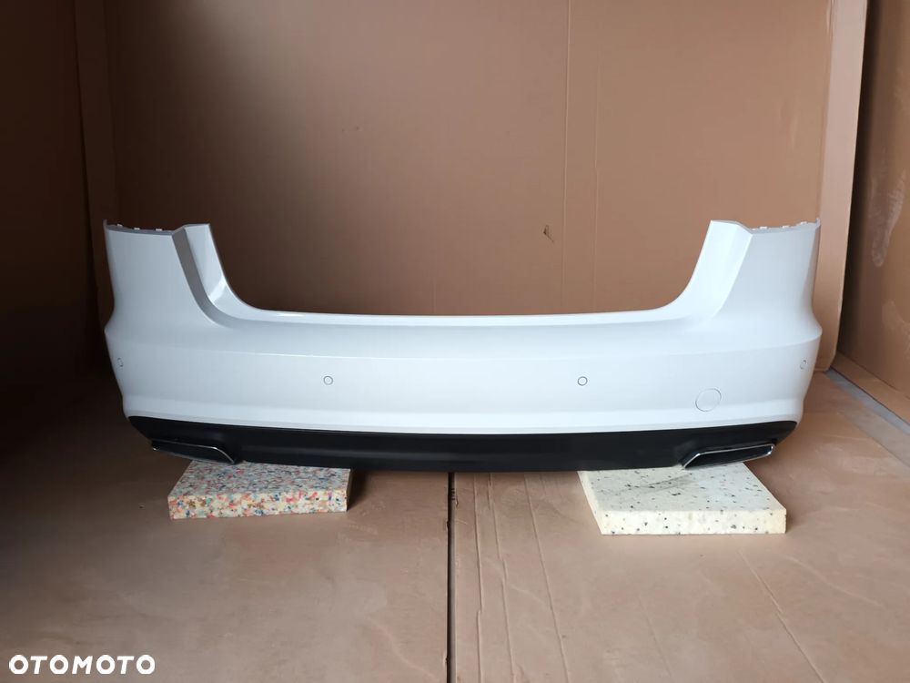 Audi sedan A6 C7 4G kompletny tył klapa lampy zderzak kolor 2Y2Y LS9R 2017 28 km drzwi - 12