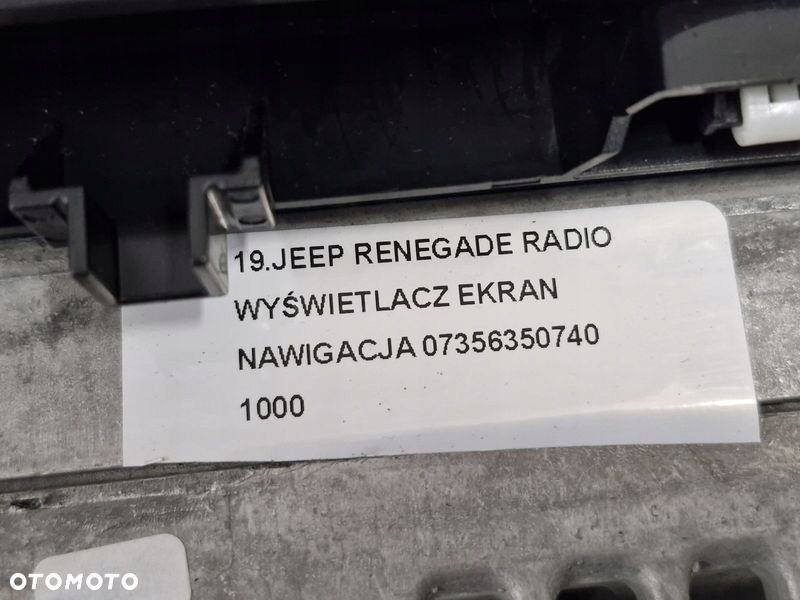 JEEP RENEGADE RADIO WYŚWIETLACZ EKRAN NAWIGACJA 07356350740 - 10