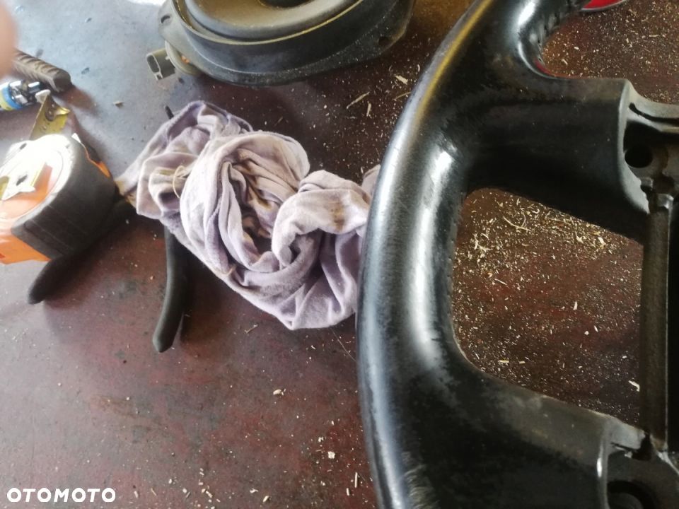 VW TOUAREG 7L KIEROWNICA SKÓRZANA 3D0419091K - 4