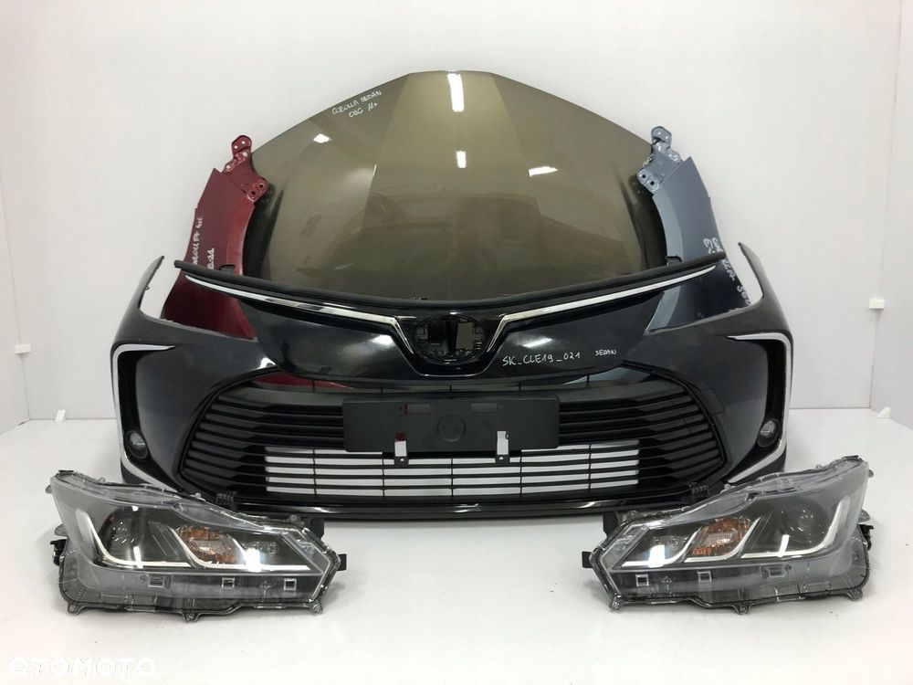 TOYOTA COROLLA 19-E 21 MASKA ZDERZAK LAMPA BŁOTNIK - 1