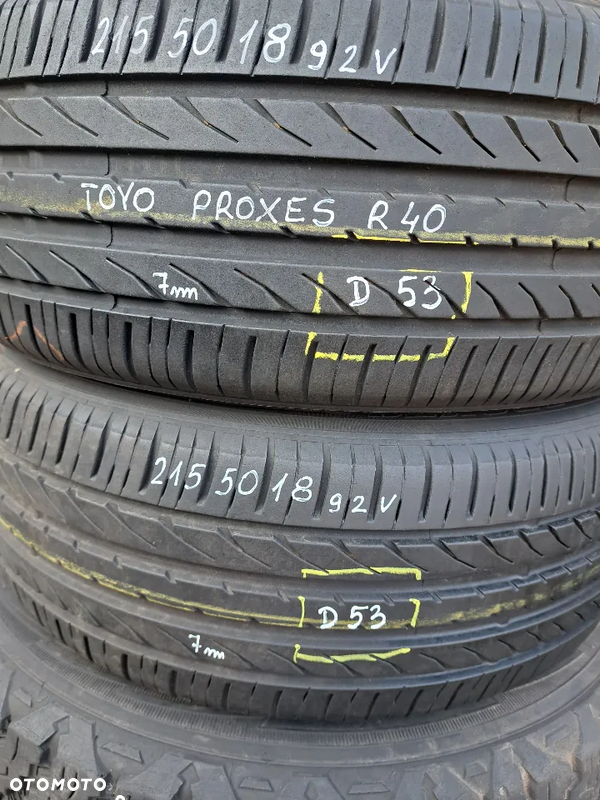 Opony 215 50 18 92V Toyo Proxes R40 Nr D53