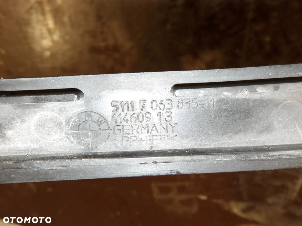 BMW E60 LIFT 07-10 GÓRNA CZĘŚĆ PASA PRZEDNIEGO 51117063835 - 3