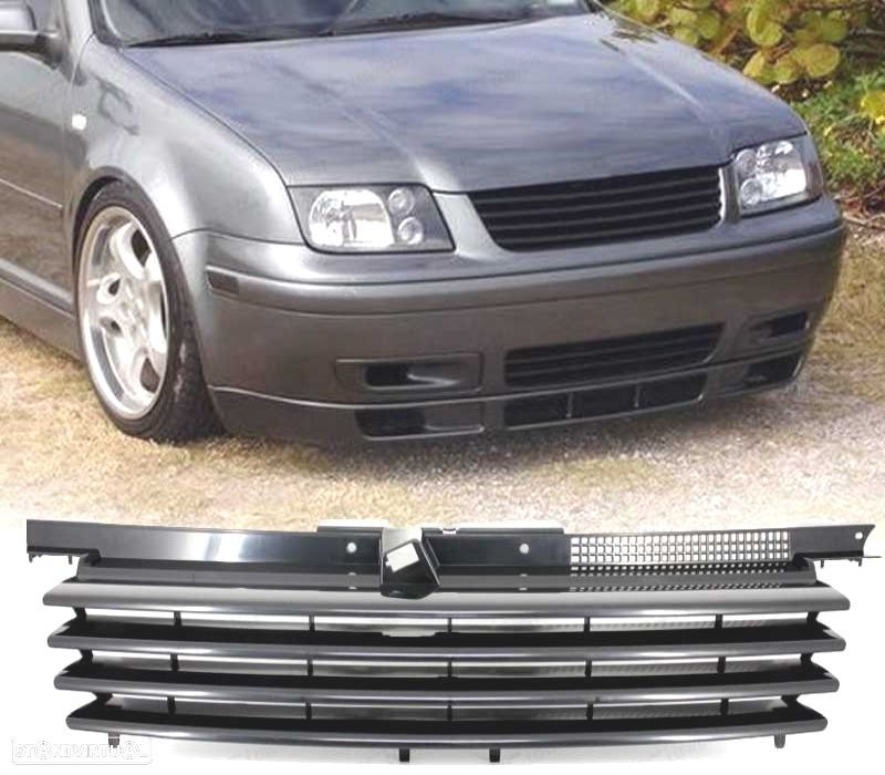 GRELHA FRONTAL VOLKSWAGEN VW BORA 98-05 PRETO - 1
