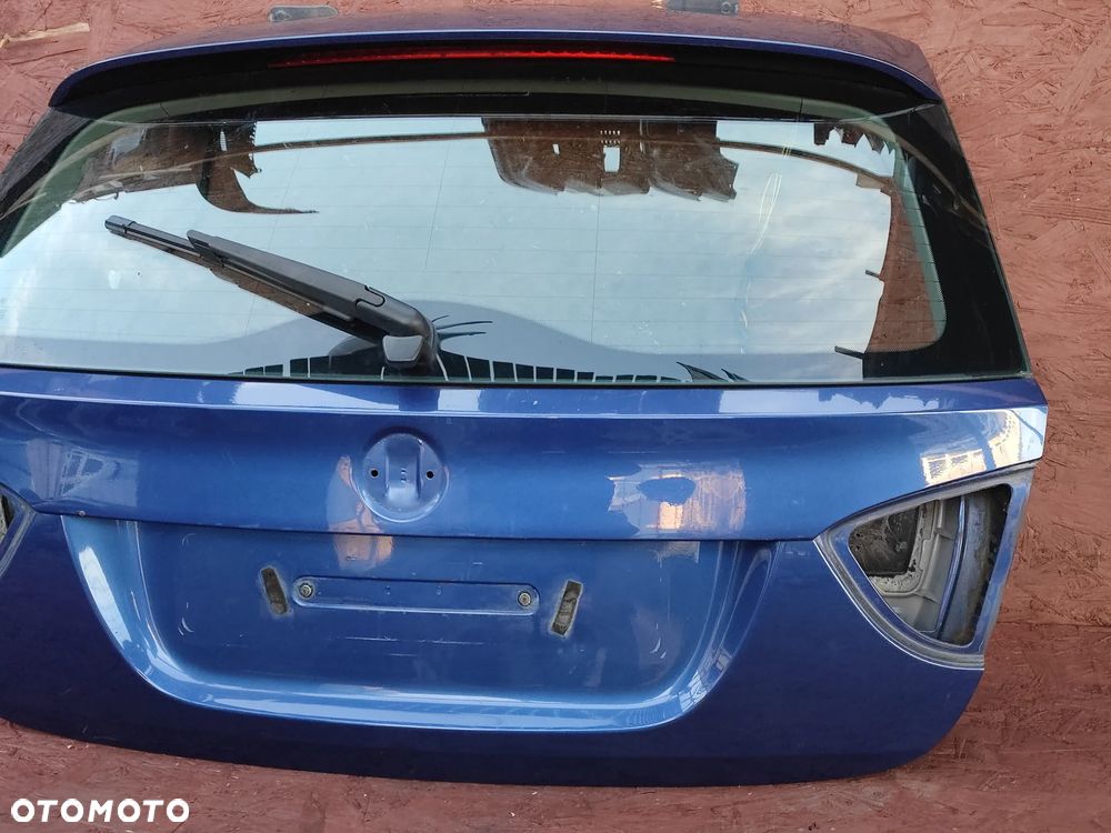 BMW E91 ORYGINALNA KOMPLETNA KLAPA BAGAŻNIKA TYŁ W KOLORZE   W KOL. LE MANS BLAU METALIC 381 O NR.  41 62 7 166 105 / 41 62 7 152 673 OEM BEZ RDZY W BARDZO DOBRYM STANIE - 5