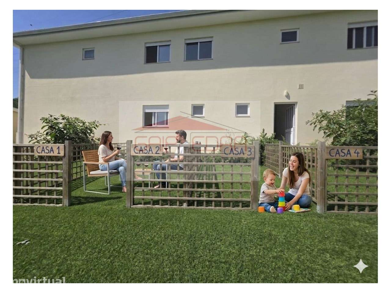 Apartamento como novo com varanda box jardim em Abragão Penafiel - Grande imagem: 2/22