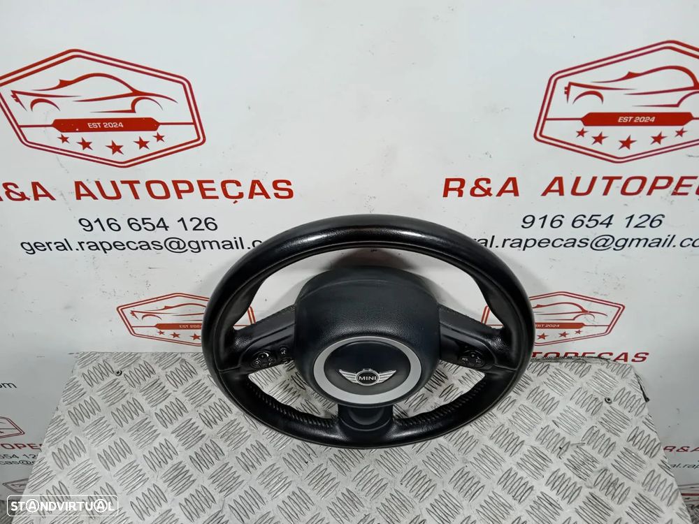 Volante Completo Multifunções Airbag Mini Cooper One D S R55 R56 R57 Original - 3