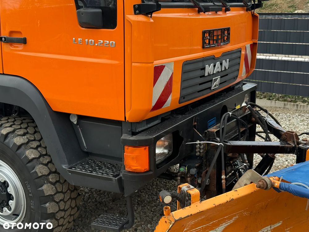 MAN * MAN 10-220 * Kiper Wywrotka Meiller * 4x4 * Zimowe Utrzymanie * Unimog * - 23