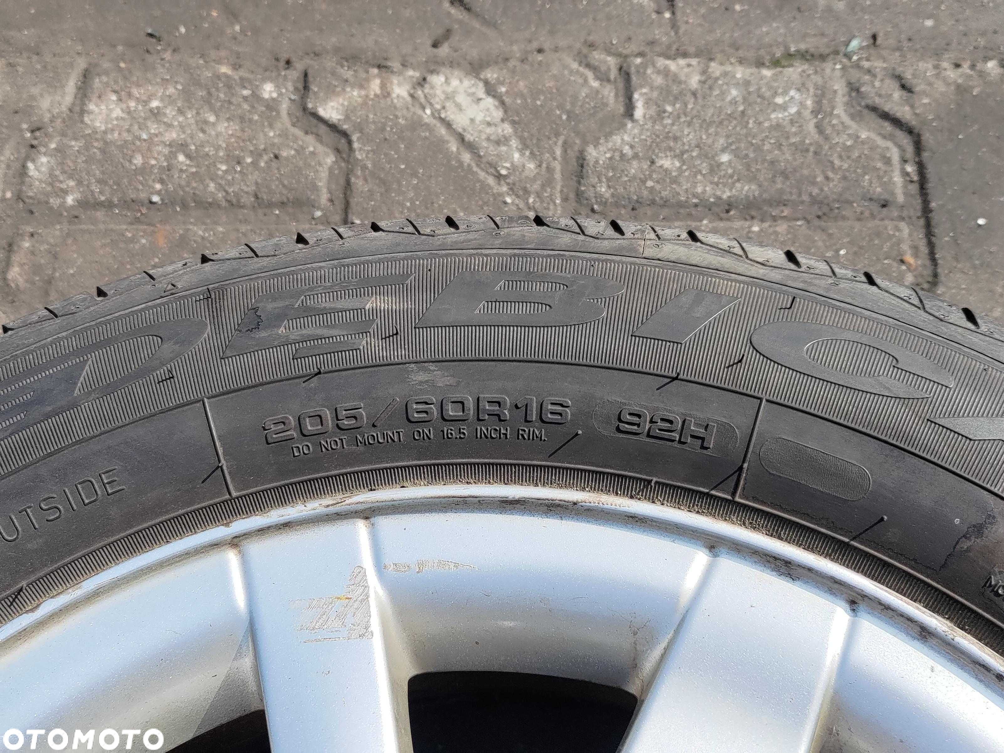 4 koła Alufelgi Dębica Presto 205 60 R16 8mm 22rok Megane Scenic 3 III - 3