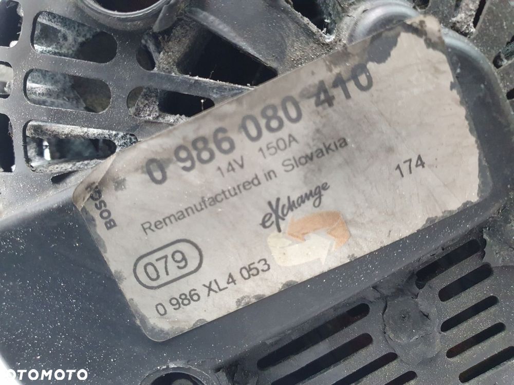 ALTERNATOR Renault Clio IV Captur 1.5 dci Bosch 0986080410 0986XL4053 150A - 14