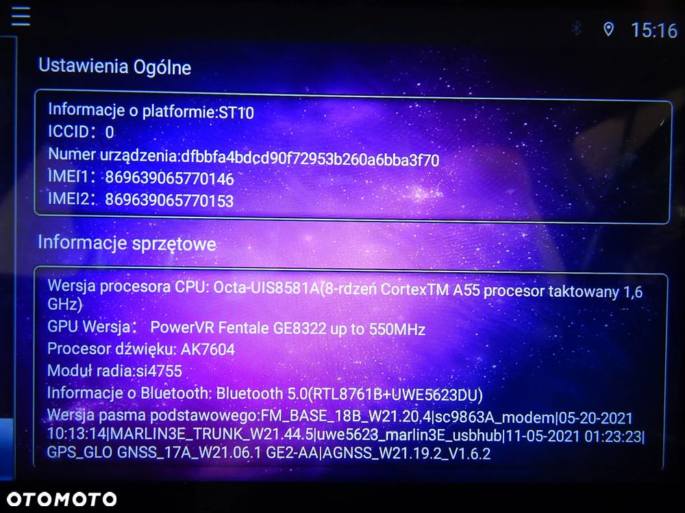 Radio ramka android Kia Sportage IV 15-21 komplet Łuków części - 11