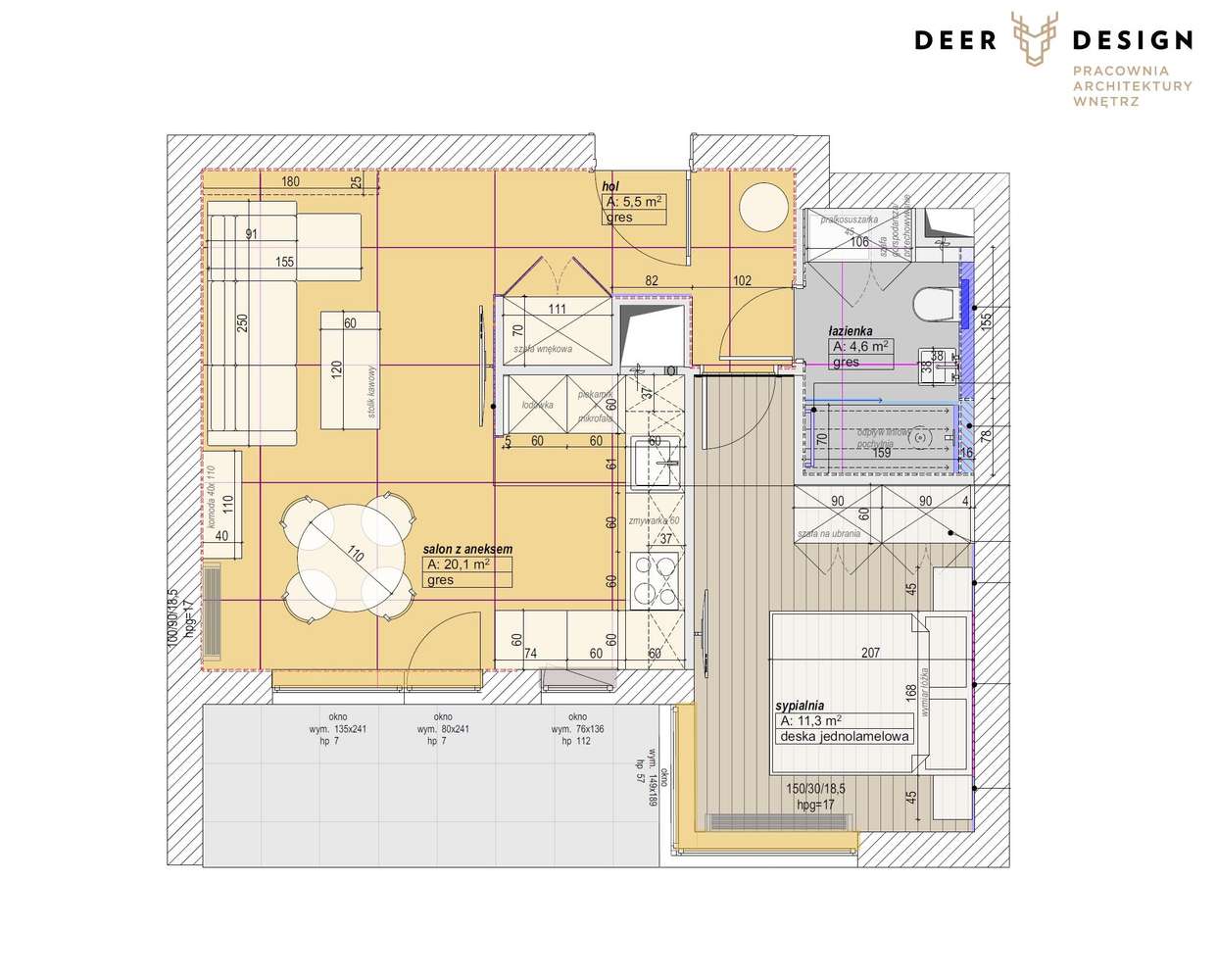 Premium 44m2 | PIERWSZY NAJEM | Skyline View | Deer Design | Metro