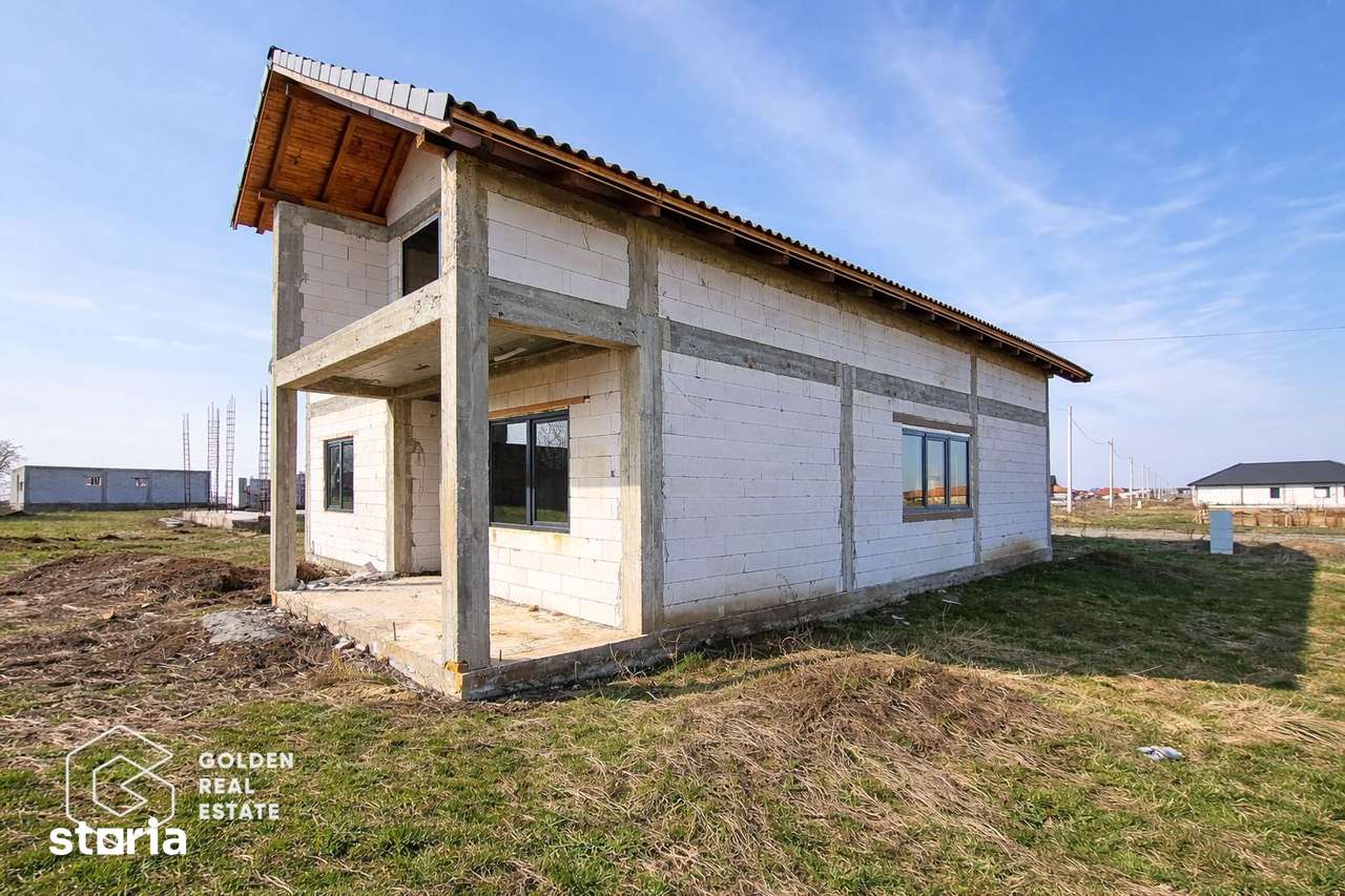 Casa P+M, teren 500 mp, comuna Frumuseni - Imagine principală: 2/10