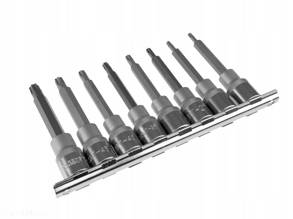 ZESTAW KLUCZY NASADOWYCH TORX KLUCZE T20-50 8 szt - 12