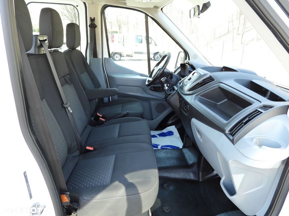 Ford TRANSIT WYWROTKA TROJSTRONNA PODWÓJNA KABINA DOKA 7 MIEJSC TEMPOMAT BLIŹNIACZE KOŁA KLIMATYZACJA  130KM - 40