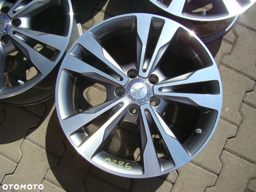 a286 5x112 Mercedes W205 W204 W246 W247 W177 W176 CLA C117 C118 W212 7,5jx18 czujniki - 2