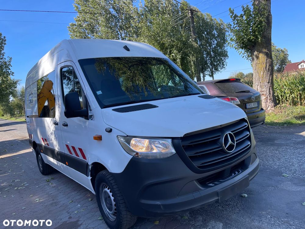Mercedes-Benz Sprinter W907 Nowy Model 2020 ROK 314 CDI L2H2 Średniak Średni Brygadówka 6 Osobowa 6 osób Dubel Kabina Holenderka - 24