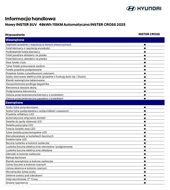 Hyundai Inster 49kWh Cross - 3