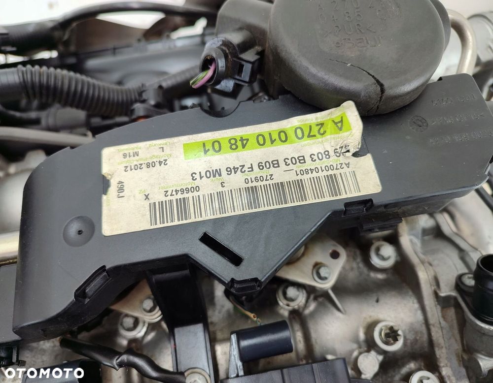 KOMPLETNY SILNIK BENZYNOWY MERCEDES-BENZ CLA C117 1.6 CGI 270910 270 910 - 6