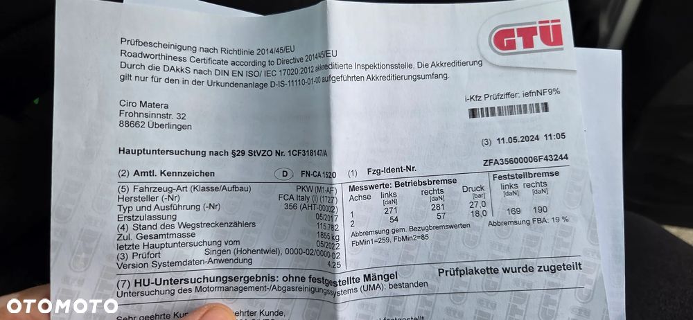 Fiat Tipo 1.4 T-Jet Mirror - 13