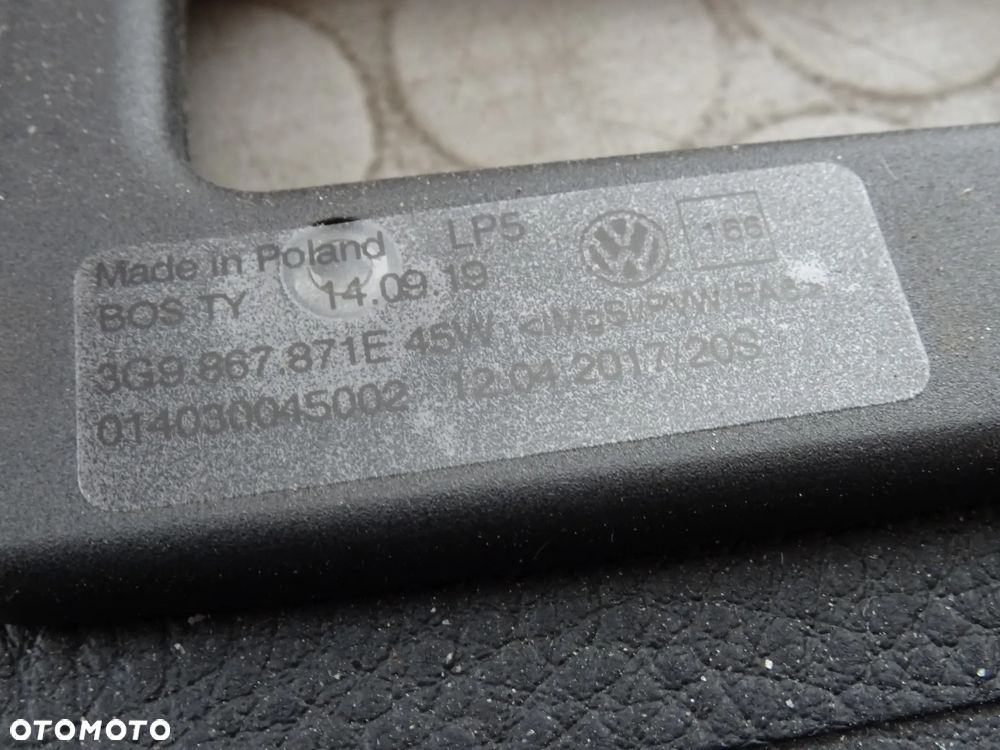 3G9867871E roleta bagaznika VW Passat B8 LIFT czesci - 2