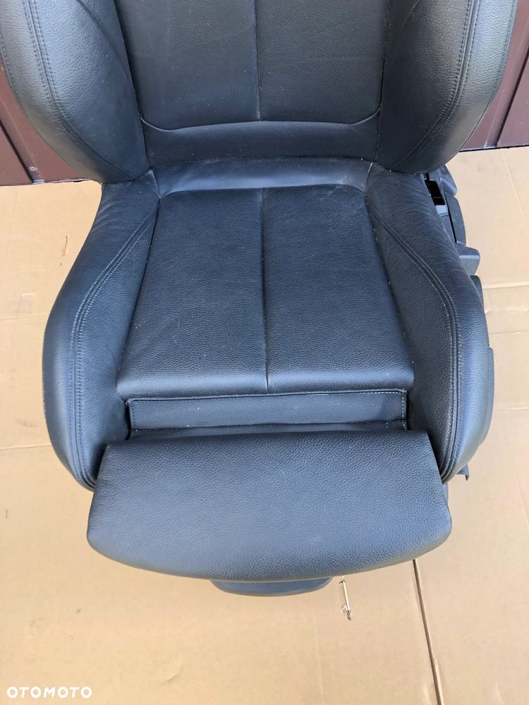 BMW F30 F31 F20 M-PAKIET GRZANE FOTEL LEWY PRAWY CZARNA SKÓRA - 14