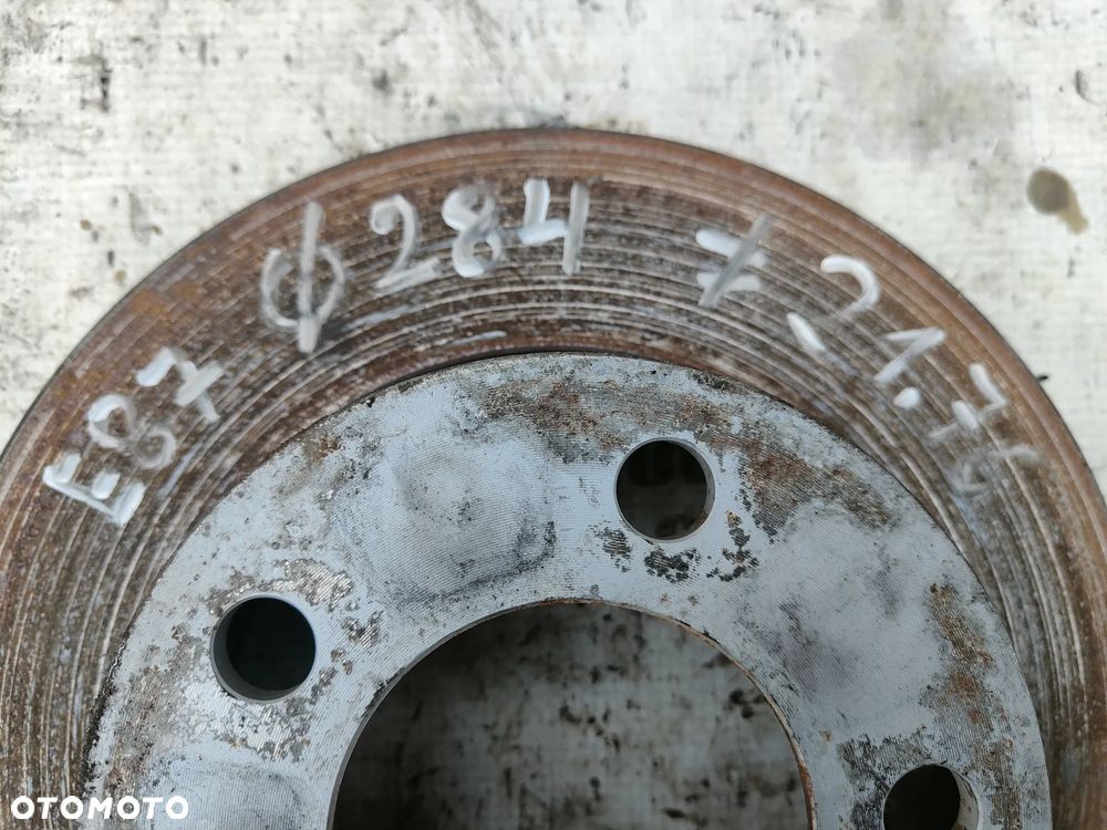 BMW E87 Tarcze hamulcowe przednie przód 284mm Jak NOWE BOSCH - 2