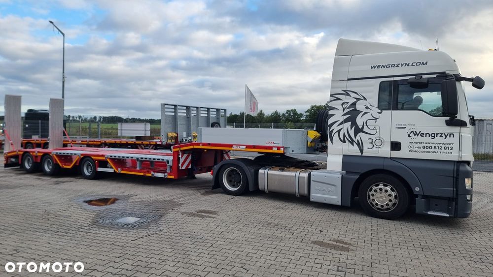 MAX Trailer 3 osiowe semi pod ciągnik lowdeck - 7