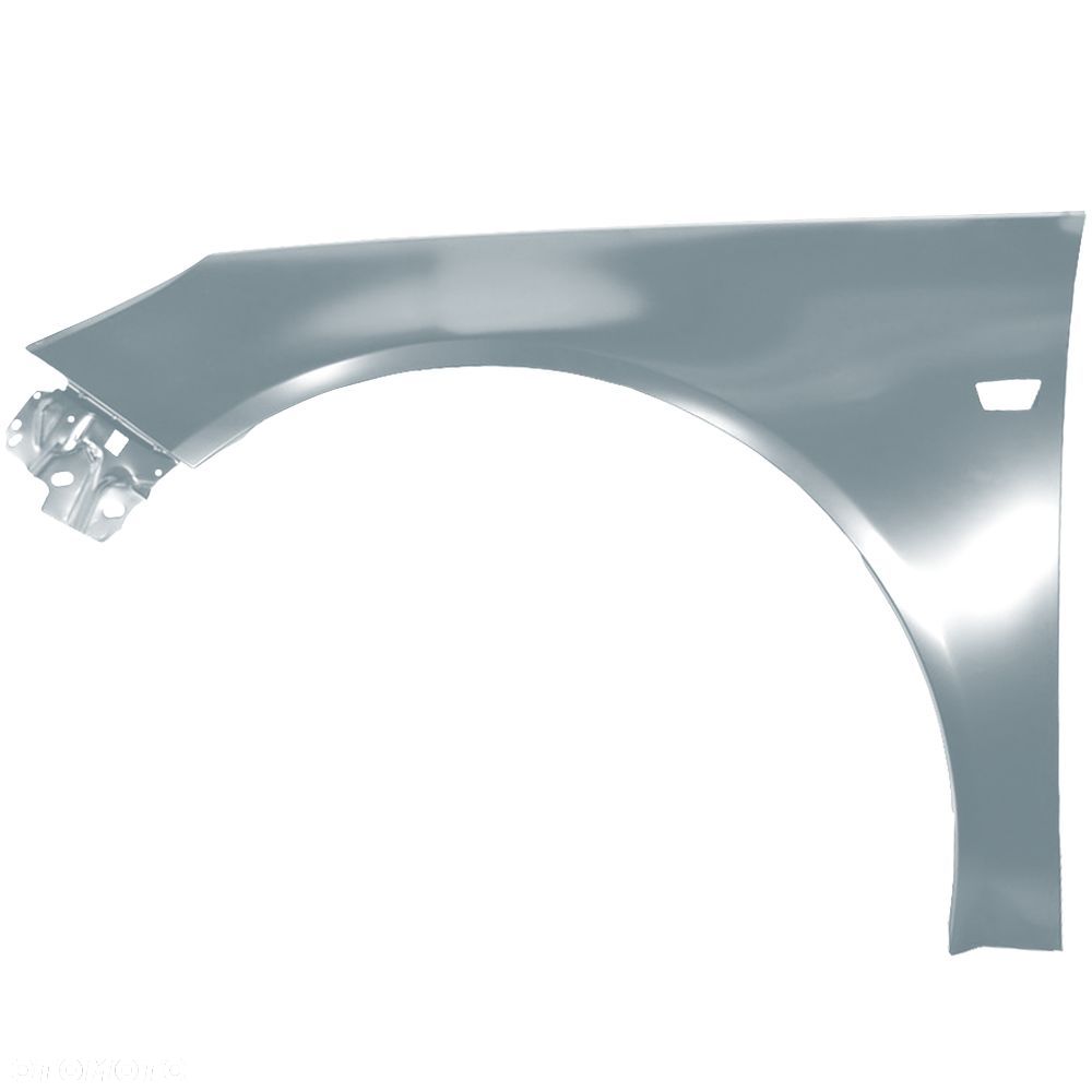 BLU Błotnik OPEL INSIGNIA G09 Z163 lewy srebrny 2008-2017 przód LichtSilber - 2