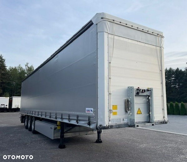 Schmitz Cargobull Standard, Oś podnoszona, Kosz na palety