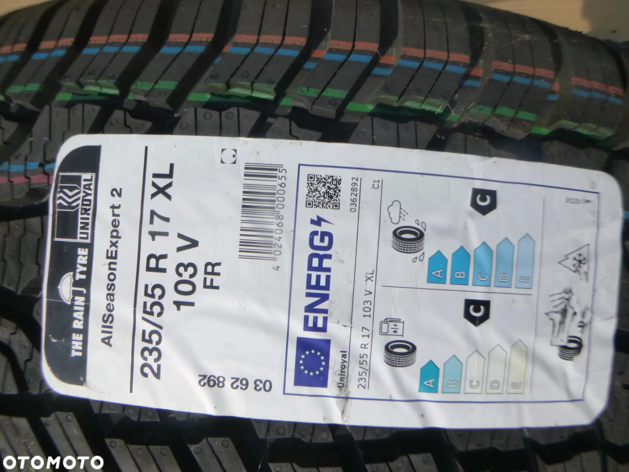 2x nowa opona zimowa Uniroyal AllSeasonExpert 2 235/55 R17 103 V XL, FR - 2