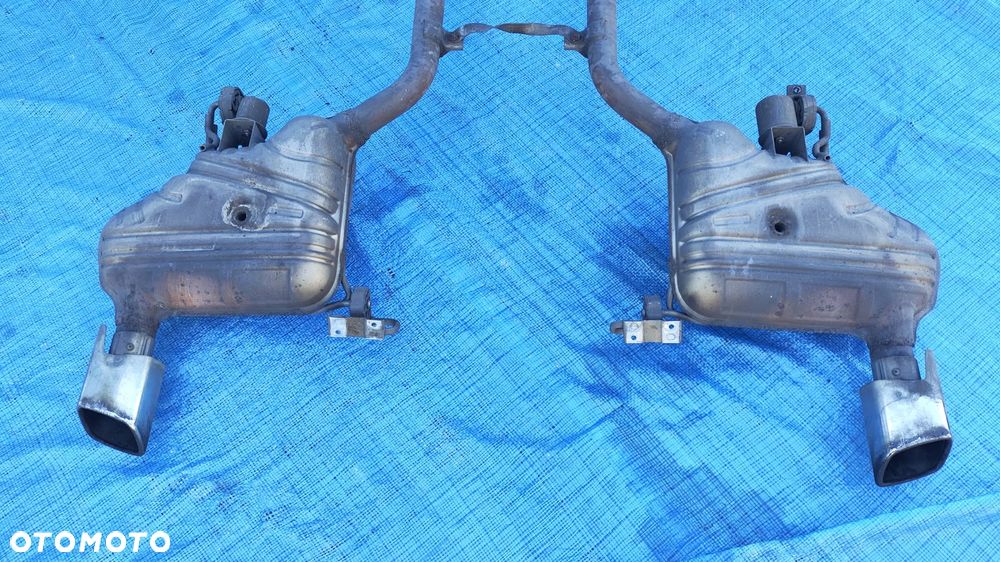 TŁUMIK LEWY PRAWY WYDECH RURA WYDECHOWA KOMPLETNY A1644907815 A1644903015 MERCEDES ML W164 LIFT 300CDI 3.0 CDI V6 OM642 - 7