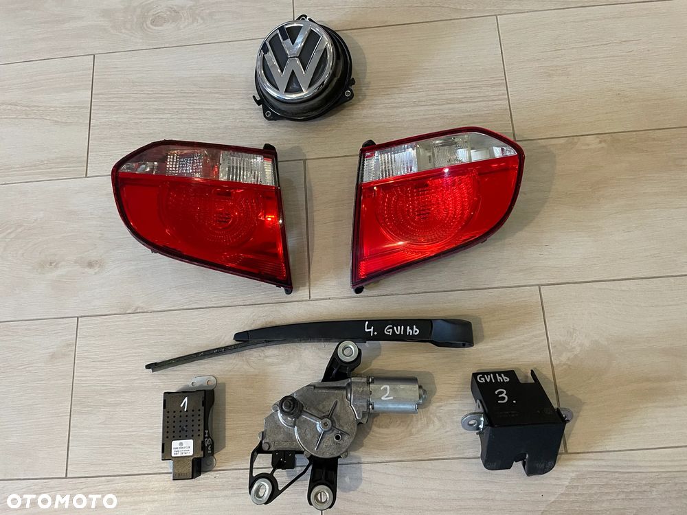VW GOLF V VI HB KLAMKA ZAMEK RYGIEL SILNICZEK LAMPA LEWA PRAWA TYŁ osprzęt klapy - 4