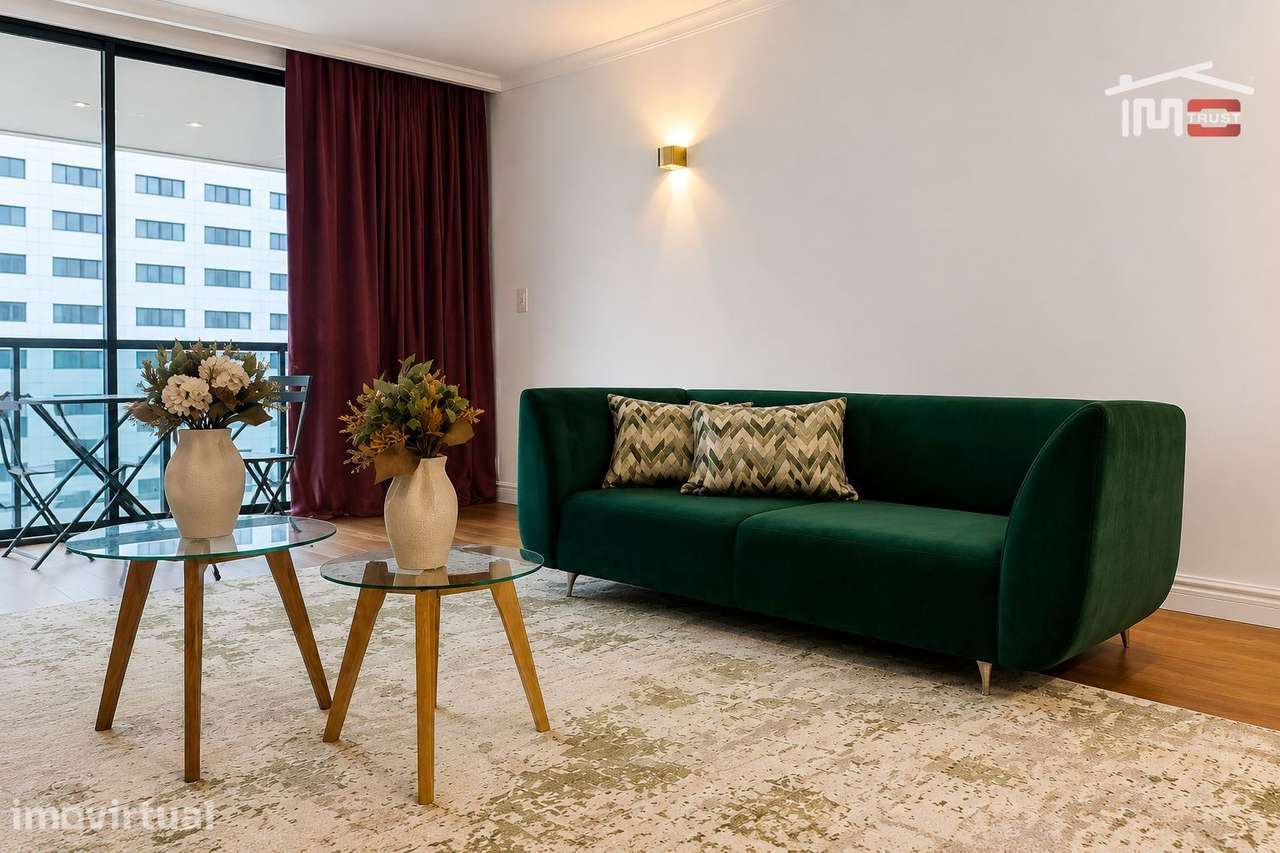 Apartamento T2 Parque das Nações - Varanda e Vista rio coz/equip - Grande imagem: 5/14