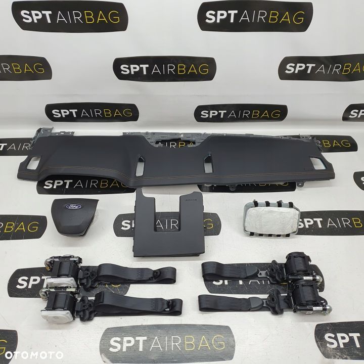 FORD RANGER DESKA ROZDZIELCZA KONSOLA KOKPIT PULPIT PODUSZKI AIRBAG AIR BAG PASY KIT SET - 1