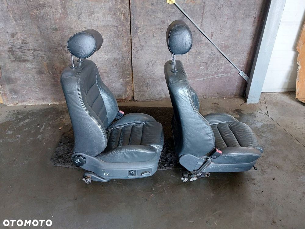 FOTEL LEWY PRZÓD + PRAWY PRZÓD AUDI A6 C5 SKÓRA - 6