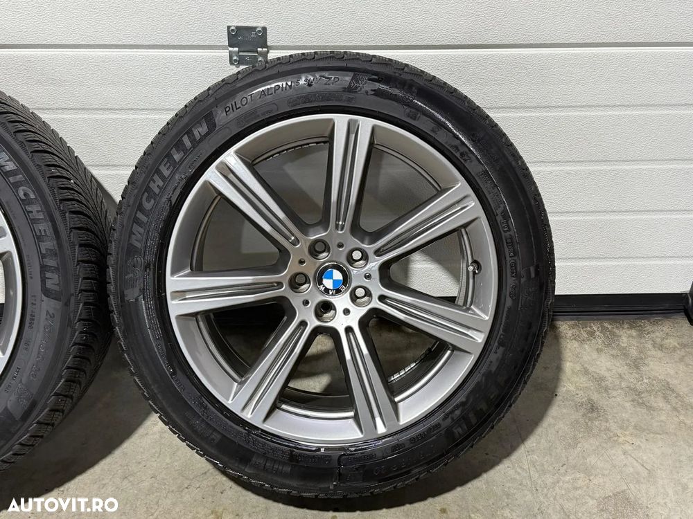 Jante Bmw X5 G5, X6 G6, originale, 20 inch, anvelope iarna Michelin, senzori presiune originali - 2