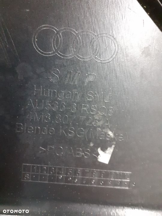 LISTWA CHROM GRILLA ATRAPA AUDI RSQ8 4M8807725A - 6